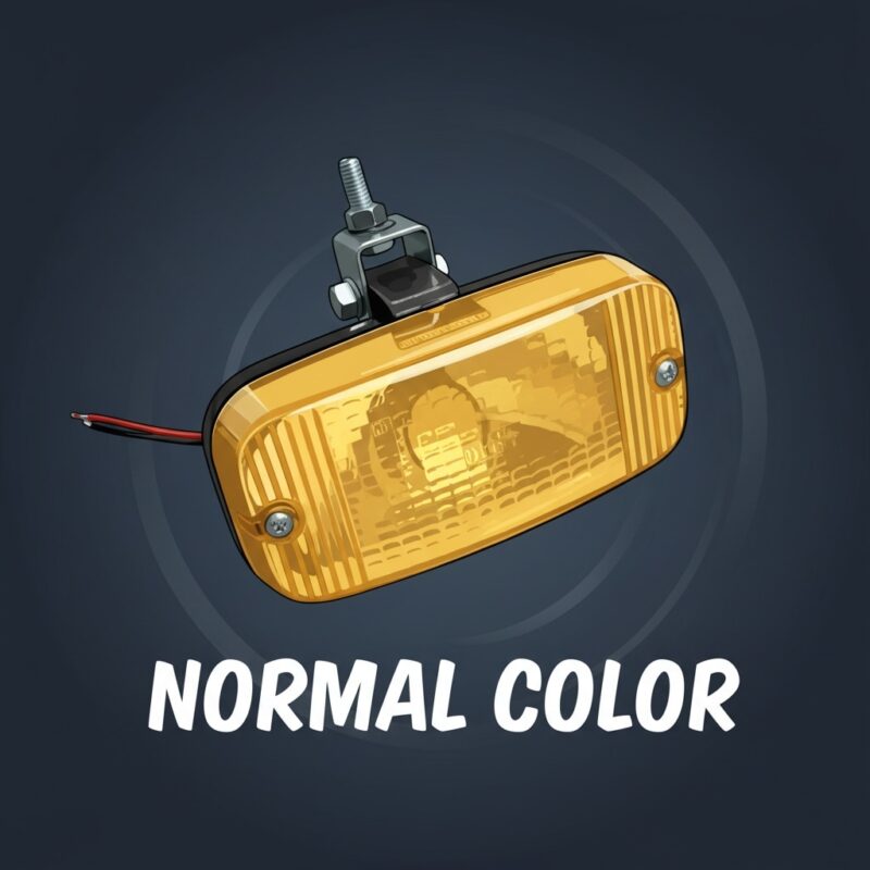 Лампочка керамика P21 12/24V - 9W (желтый свет)
