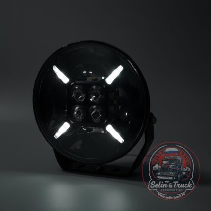Фара дальнего света "VIKING-BLD (7 дюймов)" - 120W (бел/желт габарит)
