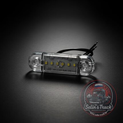 Польский габаритный фонарик LED (WAS W97.2) 6 диодов -белый свет