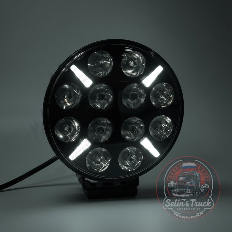 Фара дальнего света "VIKING-MAMBA" - 120W (бел/желт габарит)