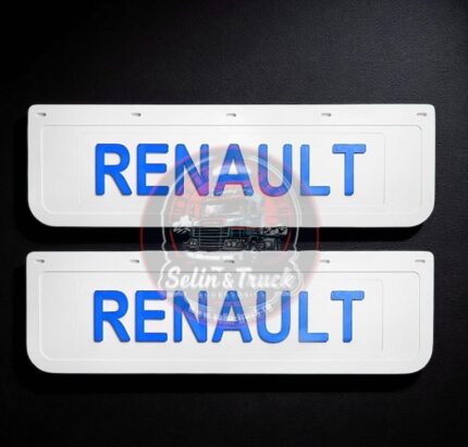Брызговики RENAULT (бел/син)