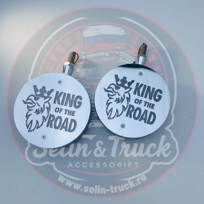 Леденцы "SCANIA KING OF THE ROAD" (красно/оранж) 24V - комплект. Леденцы "SCANIA KING OF THE ROAD" (красно/оранж) 24V - комплект. — изображение 1