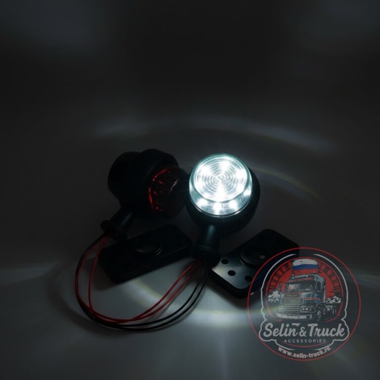 Леденцы "БОЧОНКИ" "OSCHL"dark led (красно/белые) 12/24V - комплект.