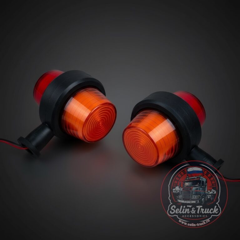Леденцы "БОЧОНКИ" maxi neon (красно/оранж) 12/24V - комплект.