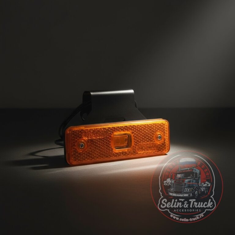 Фонарь боковой габаритный EURO LED 217 Z WAS W44 - желтый