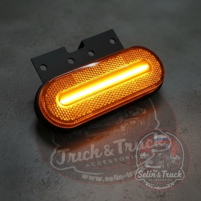 Фонарь боковой габаритный FT-070 Z+k LED - желтый Фонарь боковой габаритный FT-070 Z+k LED - желтый — изображение 1