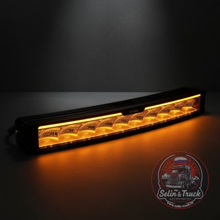 LED балка "SPECTRE SR-430mm" - 90W (бел/желт габарит) - гнутый профиль