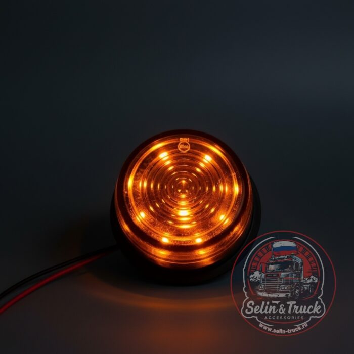 Светоэлемент для рожек "OSCHL DARK LED" (оранж) - 1шт Светоэлемент для рожек "OSCHL DARK LED" (оранж) - 1шт — изображение 1