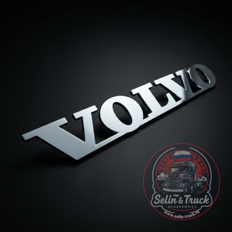 Буквы на капот VOLVO (UNIVERSAL) с подсветкой (белая 24v)